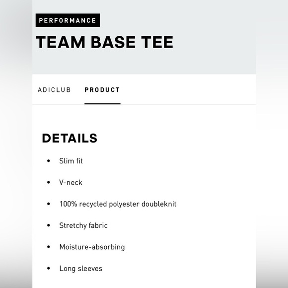 Adidas long sleeve lightweight top - Picture 4 of 4